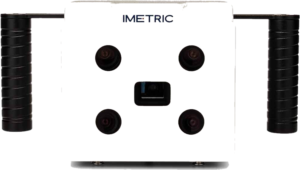 iCAM by iMetric photogrammetry camera with four cameras and side handles